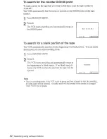 Предварительный просмотр 82 страницы Sony SLV-D100 Notes on operations & the setup menu Operating Instructions Manual