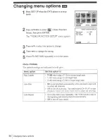 Preview for 84 page of Sony SLV-D100 Notes on operations & the setup menu Operating Instructions Manual