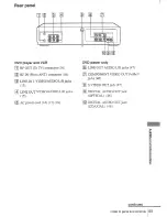 Preview for 99 page of Sony SLV-D100 Notes on operations & the setup menu Operating Instructions Manual