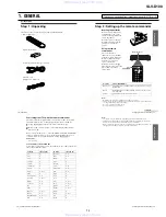 Предварительный просмотр 8 страницы Sony SLV-D100 Notes on operations & the setup menu Service Manual