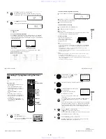 Предварительный просмотр 15 страницы Sony SLV-D100 Notes on operations & the setup menu Service Manual