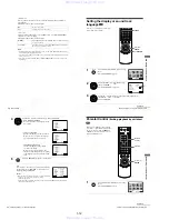 Предварительный просмотр 19 страницы Sony SLV-D100 Notes on operations & the setup menu Service Manual