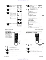 Предварительный просмотр 20 страницы Sony SLV-D100 Notes on operations & the setup menu Service Manual