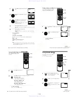 Предварительный просмотр 22 страницы Sony SLV-D100 Notes on operations & the setup menu Service Manual