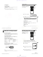 Preview for 25 page of Sony SLV-D100 Notes on operations & the setup menu Service Manual