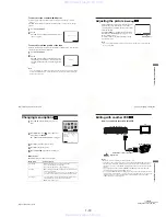 Предварительный просмотр 26 страницы Sony SLV-D100 Notes on operations & the setup menu Service Manual