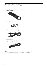 Preview for 8 page of Sony SLV-D201P Operating Instructions  (primary manual) Operating Instructions Manual