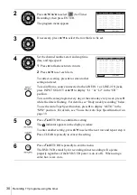 Preview for 38 page of Sony SLV-D201P Operating Instructions  (primary manual) Operating Instructions Manual