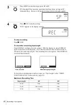 Preview for 40 page of Sony SLV-D251P Operating Instructions Manual