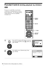 Preview for 60 page of Sony SLV-D251P Operating Instructions Manual