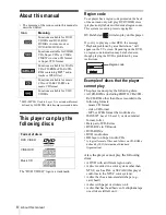 Preview for 8 page of Sony SLV-D300P Operating Instructions (SLVD300P) Operating Instructions Manual