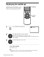 Preview for 64 page of Sony SLV-D300P Operating Instructions (SLVD300P) Operating Instructions Manual