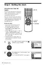 Предварительный просмотр 22 страницы Sony SLV-D360P Operating Instructions (For SLV-D360P DVD Player) Operating Instructions Manual