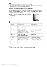 Предварительный просмотр 40 страницы Sony SLV-D360P Operating Instructions (For SLV-D360P DVD Player) Operating Instructions Manual