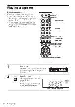 Предварительный просмотр 42 страницы Sony SLV-D360P Operating Instructions (For SLV-D360P DVD Player) Operating Instructions Manual