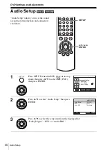 Предварительный просмотр 66 страницы Sony SLV-D360P Operating Instructions (For SLV-D360P DVD Player) Operating Instructions Manual