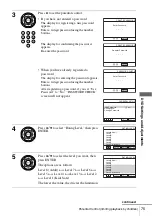 Предварительный просмотр 75 страницы Sony SLV-D360P Operating Instructions (For SLV-D360P DVD Player) Operating Instructions Manual