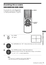 Предварительный просмотр 79 страницы Sony SLV-D360P Operating Instructions (For SLV-D360P DVD Player) Operating Instructions Manual