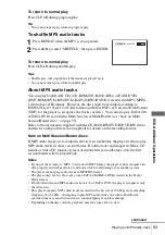 Предварительный просмотр 93 страницы Sony SLV-D360P Operating Instructions (For SLV-D360P DVD Player) Operating Instructions Manual