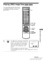 Предварительный просмотр 95 страницы Sony SLV-D360P Operating Instructions (For SLV-D360P DVD Player) Operating Instructions Manual