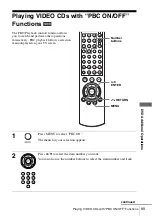 Предварительный просмотр 99 страницы Sony SLV-D360P Operating Instructions (For SLV-D360P DVD Player) Operating Instructions Manual