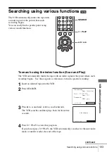 Предварительный просмотр 103 страницы Sony SLV-D360P Operating Instructions (For SLV-D360P DVD Player) Operating Instructions Manual