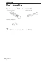 Preview for 10 page of Sony SLV-D380P - Dvd/vhs Combo Operating Instructions Manual