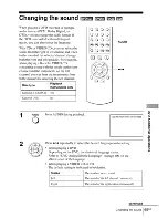 Preview for 65 page of Sony SLV-D380P - Dvd/vhs Combo Operating Instructions Manual