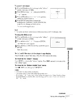 Preview for 77 page of Sony SLV-D380P - Dvd/vhs Combo Operating Instructions Manual