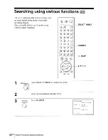 Preview for 82 page of Sony SLV-D380P - Dvd/vhs Combo Operating Instructions Manual