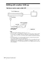 Preview for 84 page of Sony SLV-D380P - Dvd/vhs Combo Operating Instructions Manual