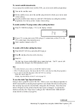 Предварительный просмотр 41 страницы Sony SLV-D900G Operating Instructions Manual