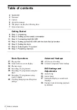 Preview for 4 page of Sony SLV-D910AZ Operating Instructions Manual