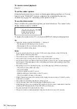 Preview for 34 page of Sony SLV-D910AZ Operating Instructions Manual