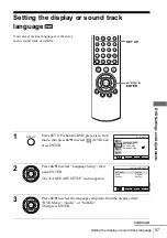 Preview for 57 page of Sony SLV-D910AZ Operating Instructions Manual