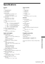 Preview for 107 page of Sony SLV-D910AZ Operating Instructions Manual