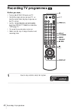 Preview for 40 page of Sony SLV-D910B Operating Instructions Manual