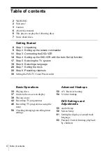 Preview for 4 page of Sony SLV-D910N Operating Instructions Manual