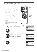 Preview for 20 page of Sony SLV-D910N Operating Instructions Manual