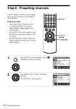 Preview for 22 page of Sony SLV-D910N Operating Instructions Manual