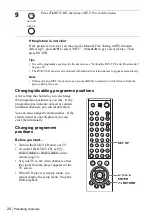 Preview for 24 page of Sony SLV-D910N Operating Instructions Manual