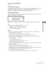 Preview for 41 page of Sony SLV-D910N Operating Instructions Manual