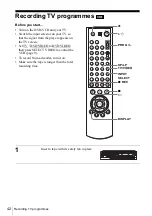 Preview for 42 page of Sony SLV-D910N Operating Instructions Manual