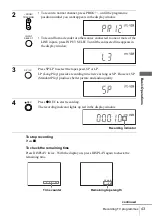 Preview for 43 page of Sony SLV-D910N Operating Instructions Manual