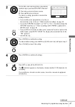 Preview for 47 page of Sony SLV-D910N Operating Instructions Manual