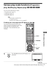 Preview for 71 page of Sony SLV-D910N Operating Instructions Manual