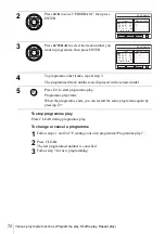 Preview for 72 page of Sony SLV-D910N Operating Instructions Manual