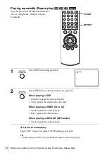 Preview for 74 page of Sony SLV-D910N Operating Instructions Manual