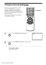 Preview for 76 page of Sony SLV-D910N Operating Instructions Manual