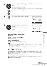 Preview for 79 page of Sony SLV-D910N Operating Instructions Manual